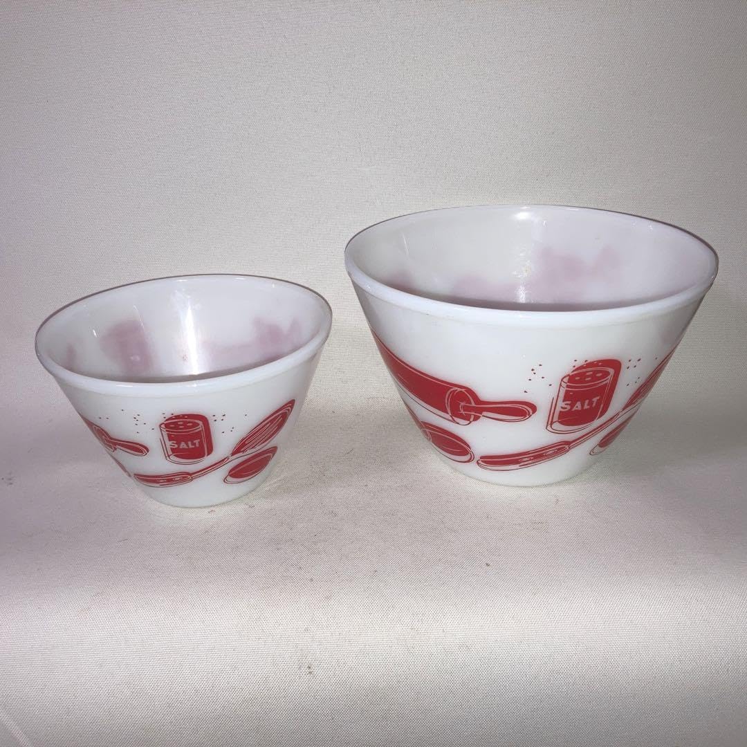 エル fireking 　キッチンエイドミキシングボウル ファイヤーキング・キッチンエイド・ミキシングボウル